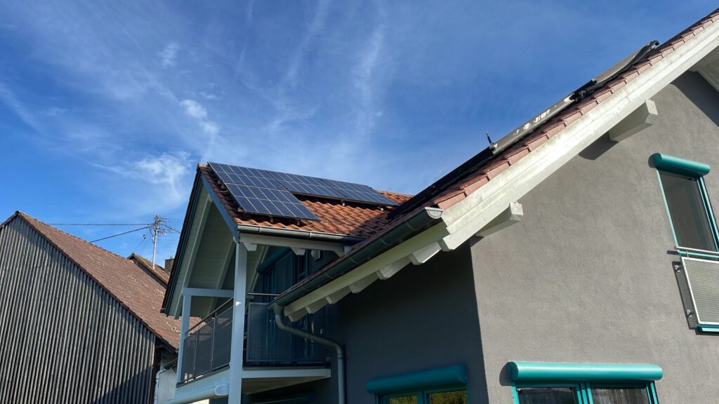 Kleinanlage Photovoltaik Dach
