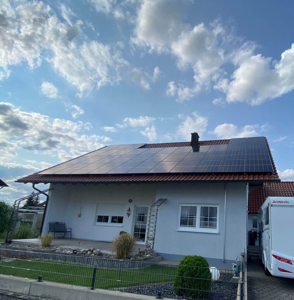 Photovoltaik Dachfläche privat